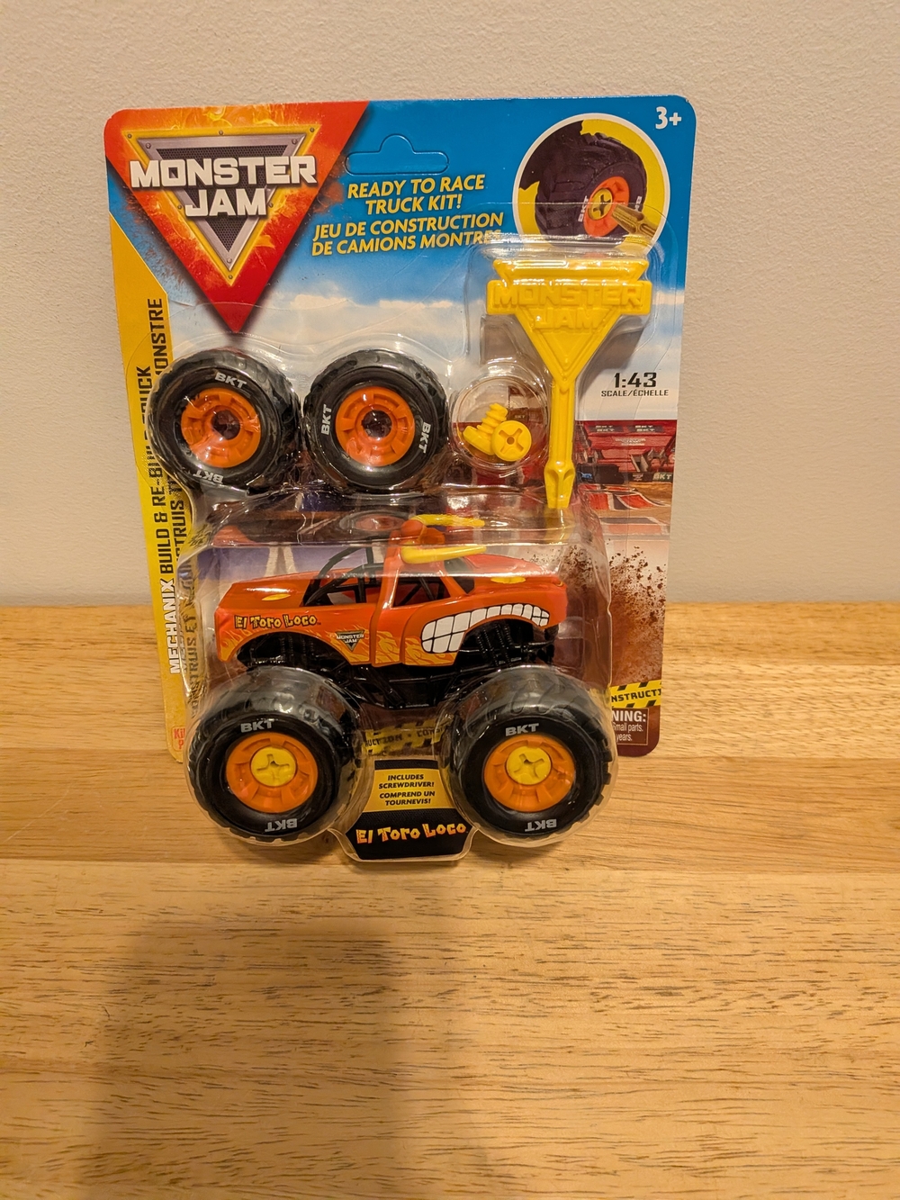 Monster Jam El Toro Loco Orange Monster Truck Playset